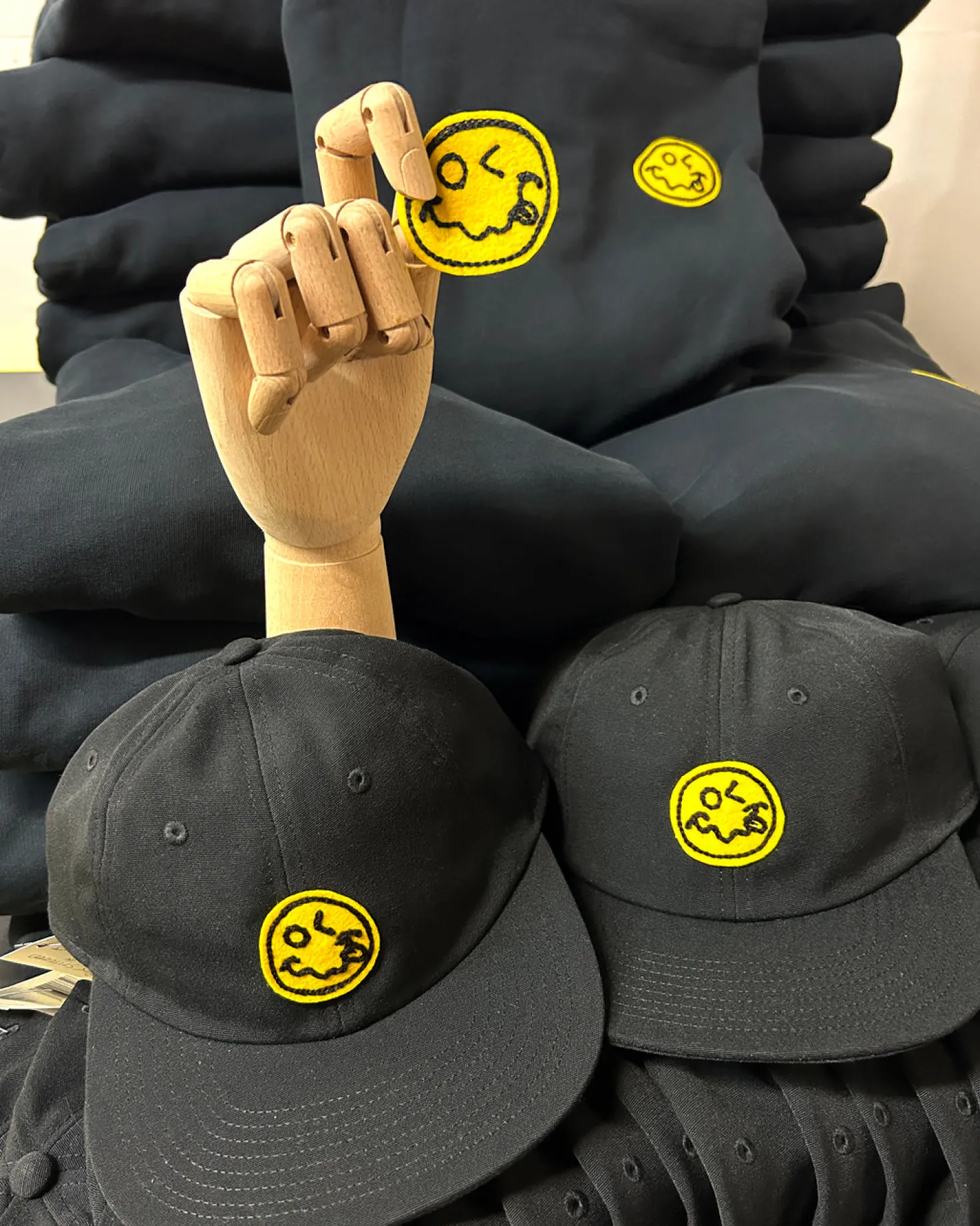 Stoned Smiley Camp Hat