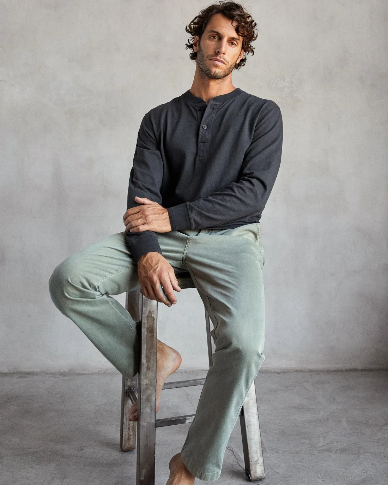 The Big Heavy Tee Henley