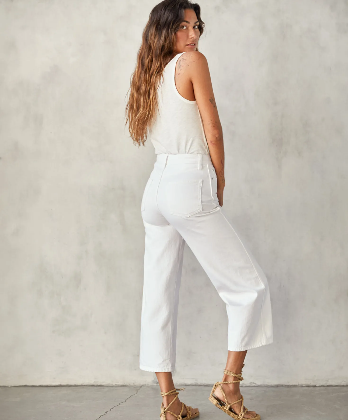 The Brook Wide Leg Jean