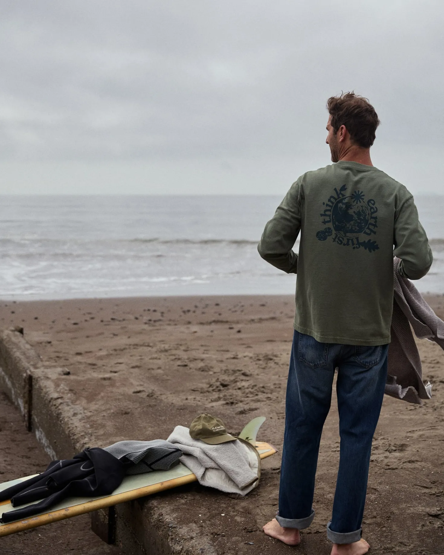 Think Earth First L/S Tee