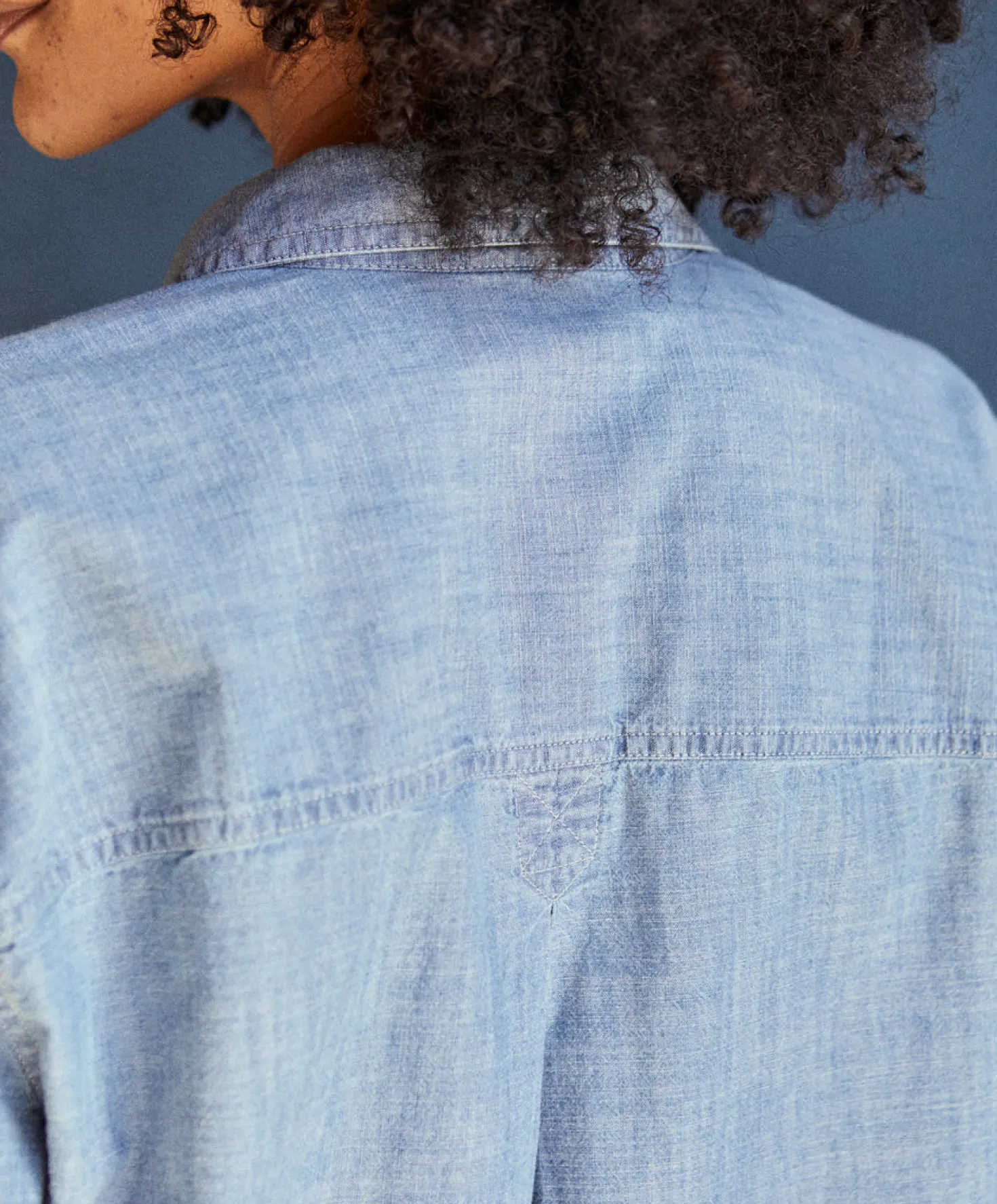Women's Chambray Utility Shirt